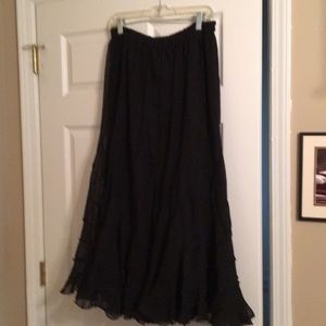 Fancy black skirt